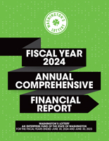 2024 Washington's Lottery Annual Comprehensive Financial Report cover